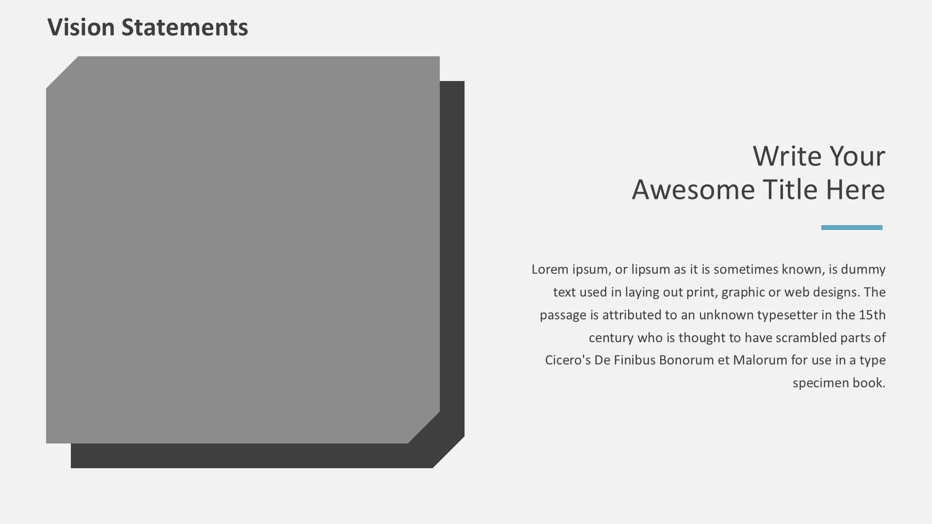 Corporate Strategy Blue slide 3